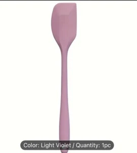 Flieder Mini Silikon Spatel Schaber 8,35" Mischen Kuchen Backen Kochen Werkzeug - Bild 1 von 3