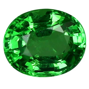 0.33 ct Lovely Oval Cut (4 x 4 mm) Un-Heated Green Tsavorite Garnet Gemstone - Picture 1 of 1