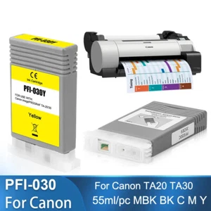 5PC PFI-030 55ml Compatible Ink Cartridge for Canon TA20 TA30 Printer - Picture 1 of 9