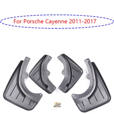 Для Porsche Cayenne 2011-2017 новый набор литых грязевых щитков брызговики крыла 4 шт. - Изображение 1 из 4
