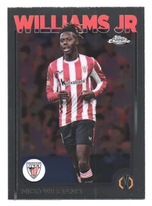 SALE 2024-25 Topps UCC Chrome Athletic Club Bilbao Nico Williams Jr. - Picture 1 of 2