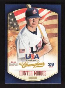 2013 Panini USA Champions   Hunter Morris #74 USA