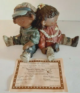 Sarah's Attic Prissy and Peanut with Certificate Limited Edition 1994 #456/200 - Picture 1 of 10
