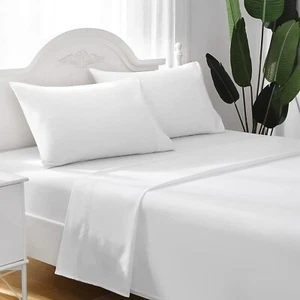1800 Series 4 Piece Bed Sheet Set Hotel Luxury Ultra Soft Deep Pocket Sheets Set - Picture 1 of 7
