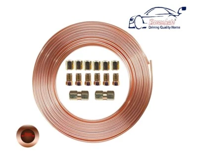 12FT Copper Brake Pipe + Connectors FOR SUZUKI APV 2005-2018 - Image 1 of 4