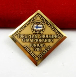 Distintivo Spilla Campionati Europei di Tiro in Finlandia 1988 - Foto 1 di 4