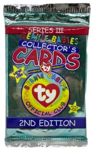 TY Beanie Babies - Series 3 Pack - 2nd Edition - 9 Sealed Collectors Cards [New] - Picture 1 of 6