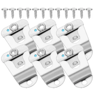 6 Pcs Crochet Pour Microphone Porte-microphone Le Support De Pince Suspension - Photo 1/12