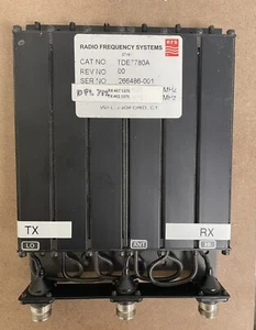 RFS Radio Frequency Systems Mobile Duplexer TDE7780A 450-470 MHz TUNING INCLUDED - Zdjęcie 1 z 2