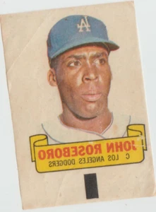 1966 Topps Rub Offs Set-Break john roseboro - Picture 1 of 1