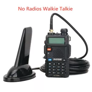 SMA-Female VHF/UHF Shark Fin Design Magnetic Antennas Baofeng UV-5R UV-82 Radios - Picture 1 of 7
