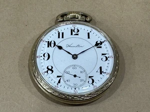 Hamilton 992 Vintage 1914 - 10k Gold Filled Pocket Watch - Runs Great ! - Picture 1 of 11