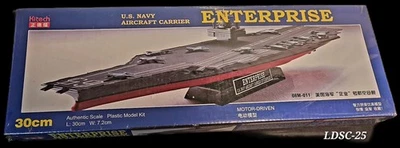 USS ENTERPRISE Nuclear-Powered Aircraft Carrier   New Sealed Model Set - Image 1 of 4