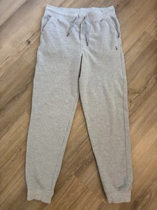 Polo Ralph Lauren Jogger Sweat Pants Heather Gray Youth Large  13-14 - Picture 1 of 8
