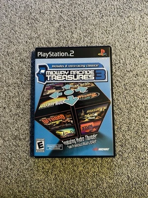 Midway Arcade Treasures 3 (Sony PlayStation 2, 2005) PS2 Complete CIB Free Ship - Image 1 of 3