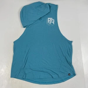 Under Armour Felpa con Cappuccio Uomo 2XL XXL Blu Project Rock Senza Maniche Allenamento Allenamento - Foto 1 di 13