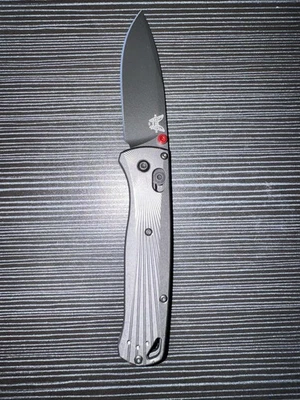 Benchmade Bugout Manual Folding Knife M390 Blade With Thumb stud Aluminum Handle - Image 1 of 4