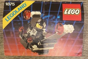 Lego 1875 Meteor Monitor 100% Complete with Instructions Blacktron Space 1990 