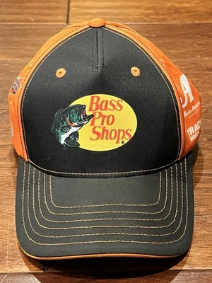 Gorra Joe Gibbs Racing Negra Naranja Para Hombres OS Martin Truex Bass Pro Patrocinio Foto 1 de 4