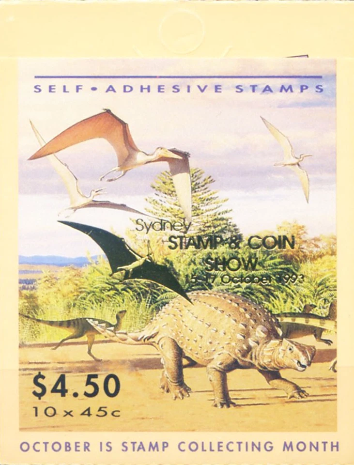 Australia. 1983 Dinosaurs. Overprinted booklet. - Image 1 of 1