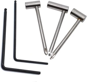 Guitar Truss Rod Wrench Set with L 5-Pack, 7mm&8mm 4MM to 5MM  - Picture 1 of 7