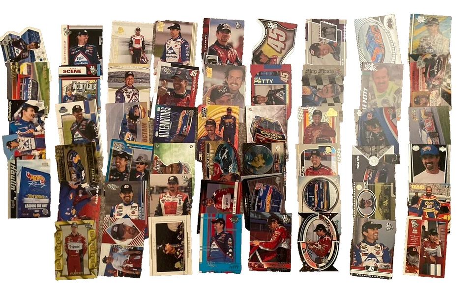 Lote de 26 tarjetas de carreras diferentes de KYLE PETTY Nascar Foto 1 de 3