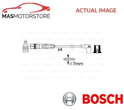 IGNITION CABLE SET LEADS KIT BOSCH 0 986 356 346 P FOR AUDI A3,8P1,8PA,8L1,8P7 - Image 1 of 4