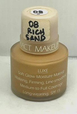 PRESCRIPTIVES LUXE Soft Glow Moisture Makeup - RICH SAND 08 Y/O **RARE ORIGINAL - Image 1 of 3
