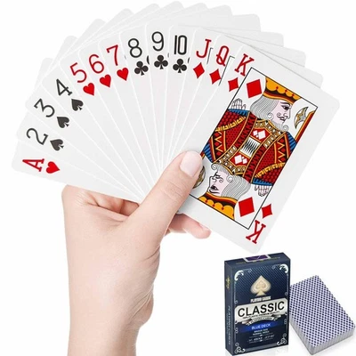 Carte da Gioco in Plastica Carte da Poker Impermeabilii Giochi di Carte per - Immagine 1 di 4