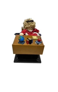 Vtg Berkeley Design Musical Teacher/Student Desk Revolving Globe "School Days" - Picture 1 of 5