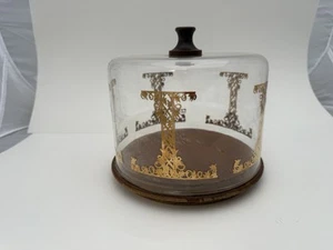Tabla de queso pyrex vintage con cúpula de cristal 7x7 - Imagen 1 de 7