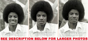 MICHAEL JACKSON 1978 con AFRO (3) FOTOS RARAS 8x10 - Imagen 1 de 1
