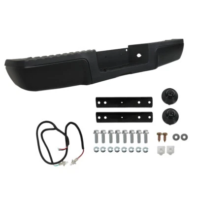 Rear Bumper Assembly For 2008-2016 Ford F-250 F-350 F-450 Super Duty Steel Black - Image 1 of 4