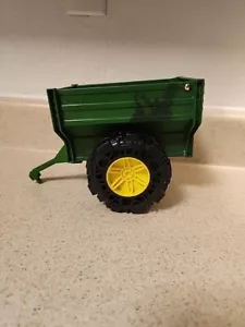Tomy John Deere Tractor Cart Plastic, Rubber Tires - Picture 1 of 9