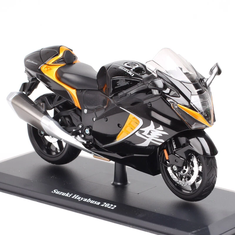 1/12 Maisto Suzuki Hayabusa GSX1300RR Busa Race Bike 2022 Model Motorcycle Black
