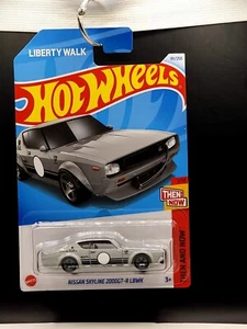 Nissan Skyline 2000GT-R 2004 LBWK gris Liberty Walk # 191/250 Hot Wheels - Imagen 1 de 2