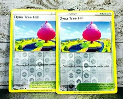 Dyna Tree Hill 135/198 Trainer Reverse Holo  Pokemon Card Chilling Reign - Image 1 of 4