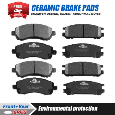 前后陶瓷刹车片适用于斯巴鲁 Legacy Impreza 1997 - 1998 — 第 1/4 张图片