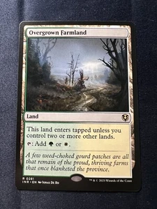 MTG Overgrown Farmland R 0281 Regular Innistrad Remastered INR Rare Land NM - Picture 1 of 3