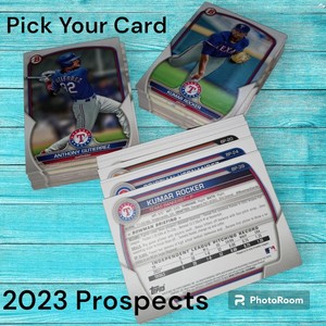 2023 Bowman Paper Prospects (#BP-1 to #BP-150) - Pick Your Cards - Free Shipping