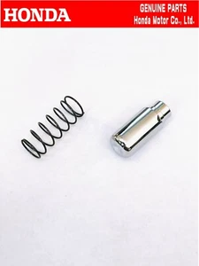 HONDA 92-95 CIVIC EG6 SIR Parking Hand Brake Chrome Push Knob & Spring Set OEM - Foto 1 di 1