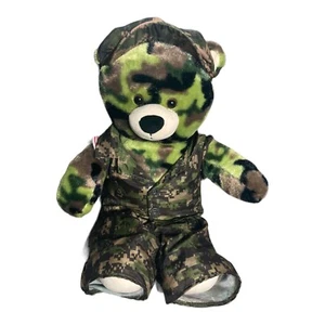 Build a Bear 16" Camuflaje Ejército Oso de Peluche Militar BABW Peluche Envío Gratis - Imagen 1 de 13