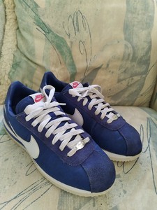 nike cortez blue suede