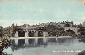 POSTAL - GREENHEAD PARK - HUDDERSFIELD - YORKSHIRE - PUBLICADA 1915? - Imagen 1 de 2