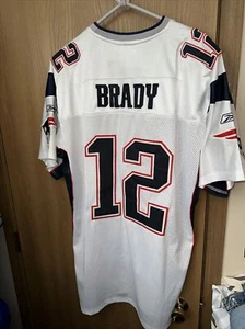 Tom Brady Trikot genäht Größe 54 NFL New England Patriots 12 toller Zustand - Bild 1 von 15