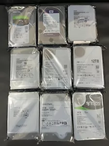 HARD DRIVE 3.5" 1TB 2TB 3TB 4TB 6TB 12TB 16TB SATA HDD CCTV DESKTOP PC DVR lot - Picture 1 of 1