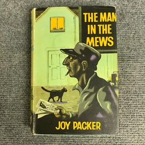 De colección The Man In The Mews Joy PACKER 1964 tapa dura gato negro misterio suspenso - Imagen 1 de 12