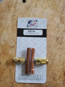 JB Industries A31334 (2 Stück) 1/4 Zoll Zugangsventil 1/4 Zoll T-Stück, Messing/Kupfer. Neuer offener Karton - Bild 1 von 2
