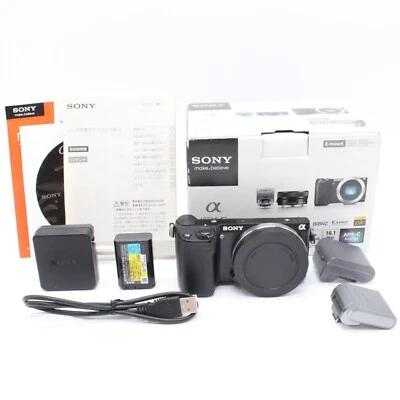 [English OK] Sony Alpha NEX-5R Mirrorless Camera Black Body - Good Condition - Image 1 of 4