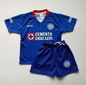 Cruz Azul Shirt and Shorts Uniform for Kids Jersey Set